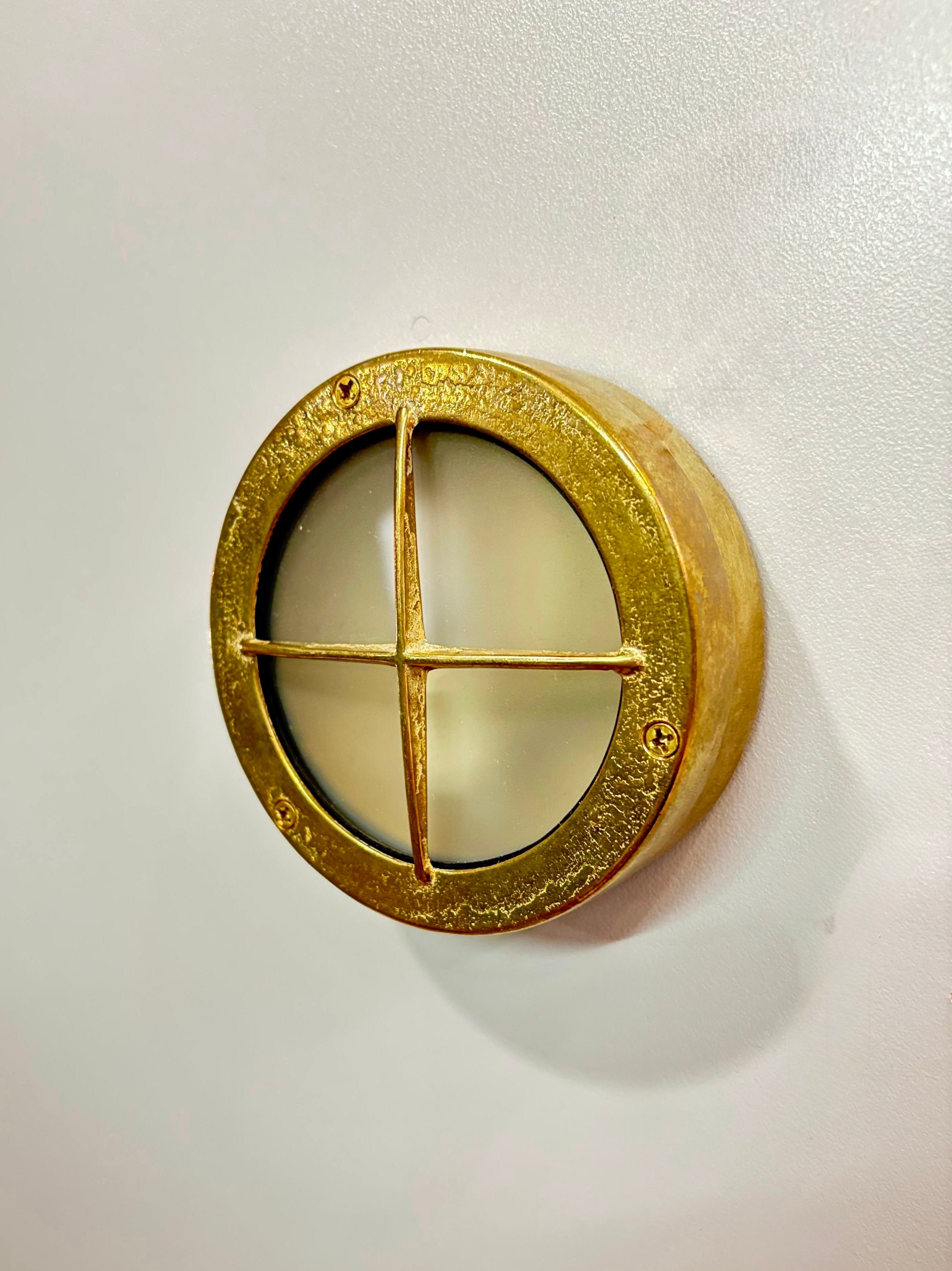 My Store BARCINI Nautical Bulkhead Wall Sconce