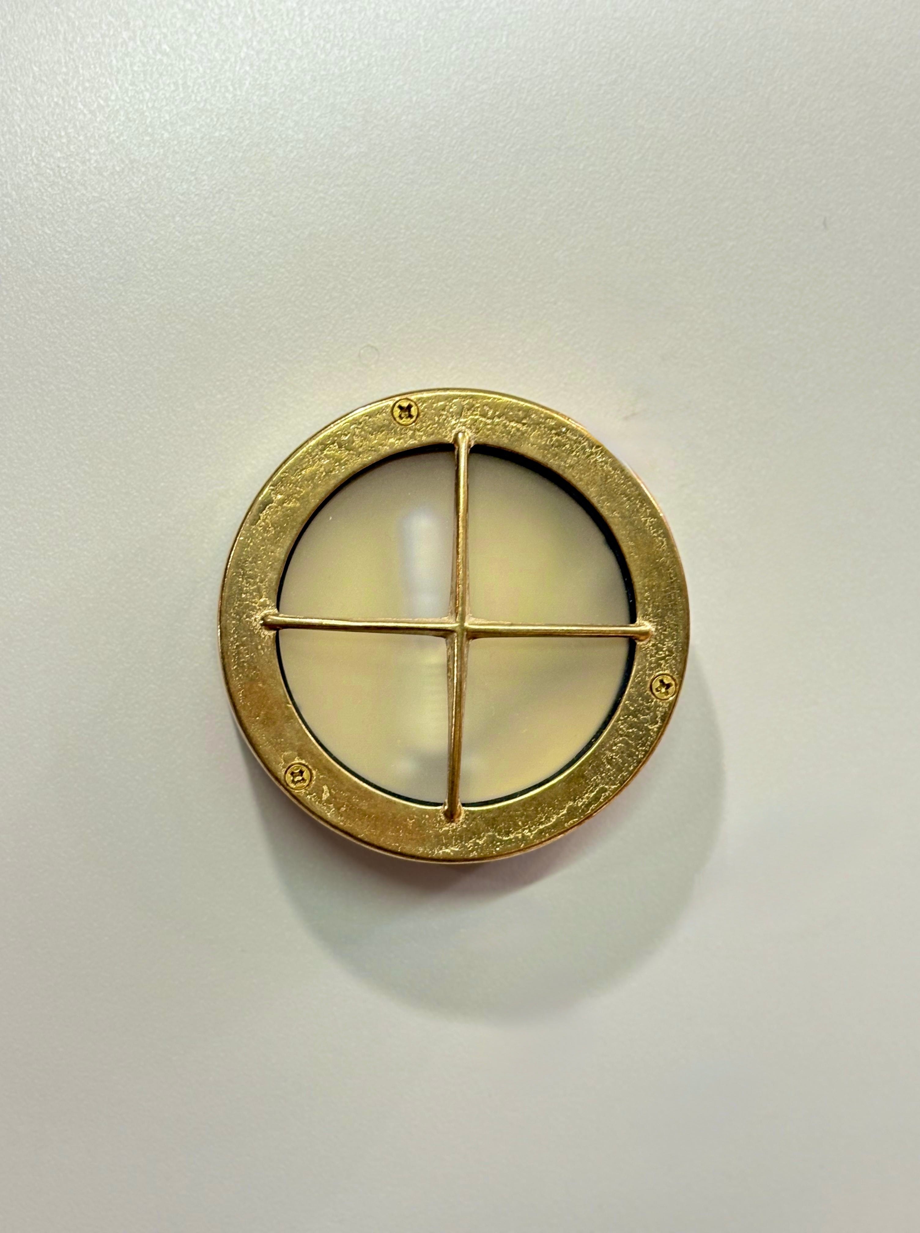 My Store BARCINI Nautical Bulkhead Wall Sconce