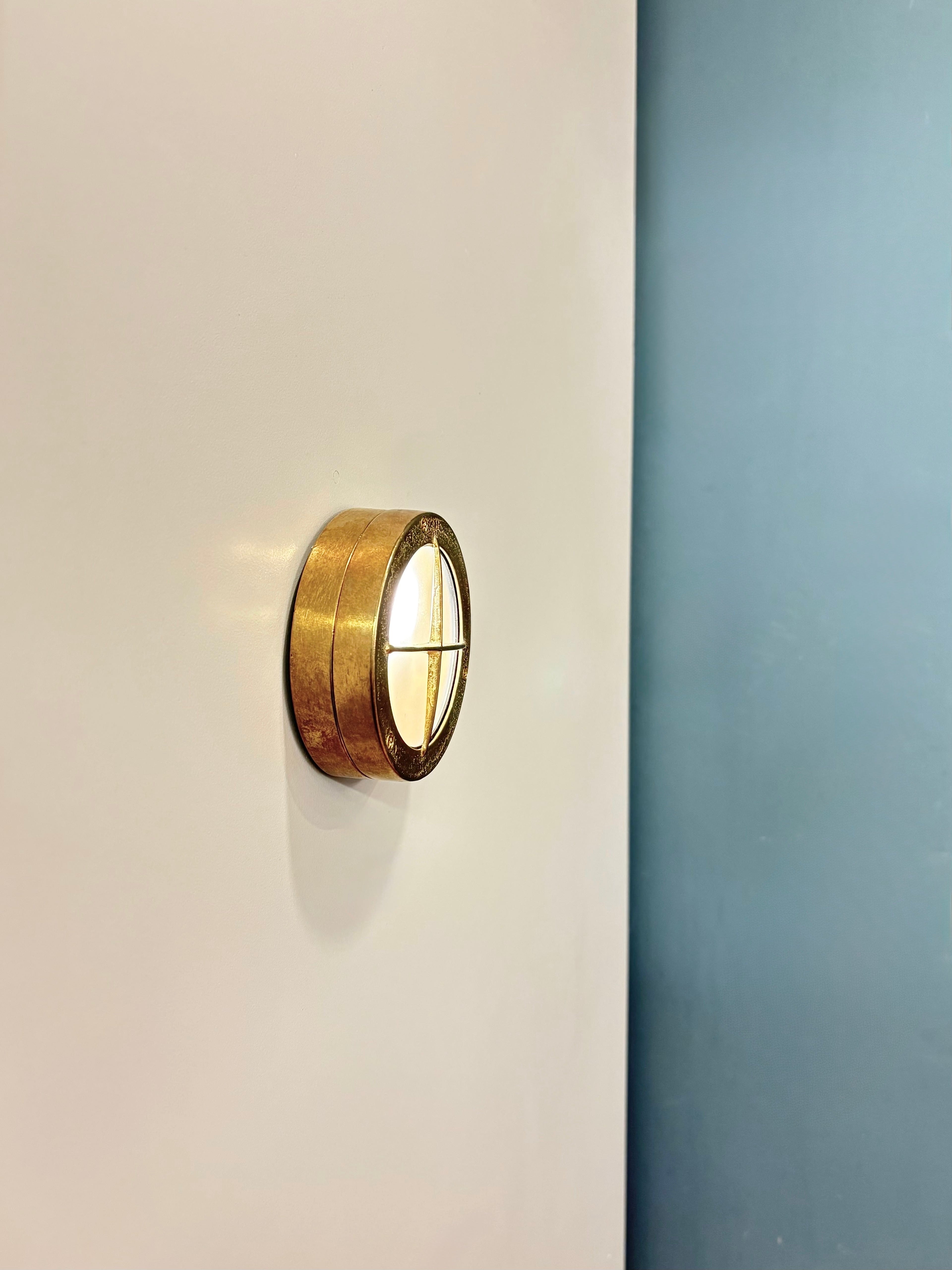 My Store BARCINI Nautical Bulkhead Wall Sconce