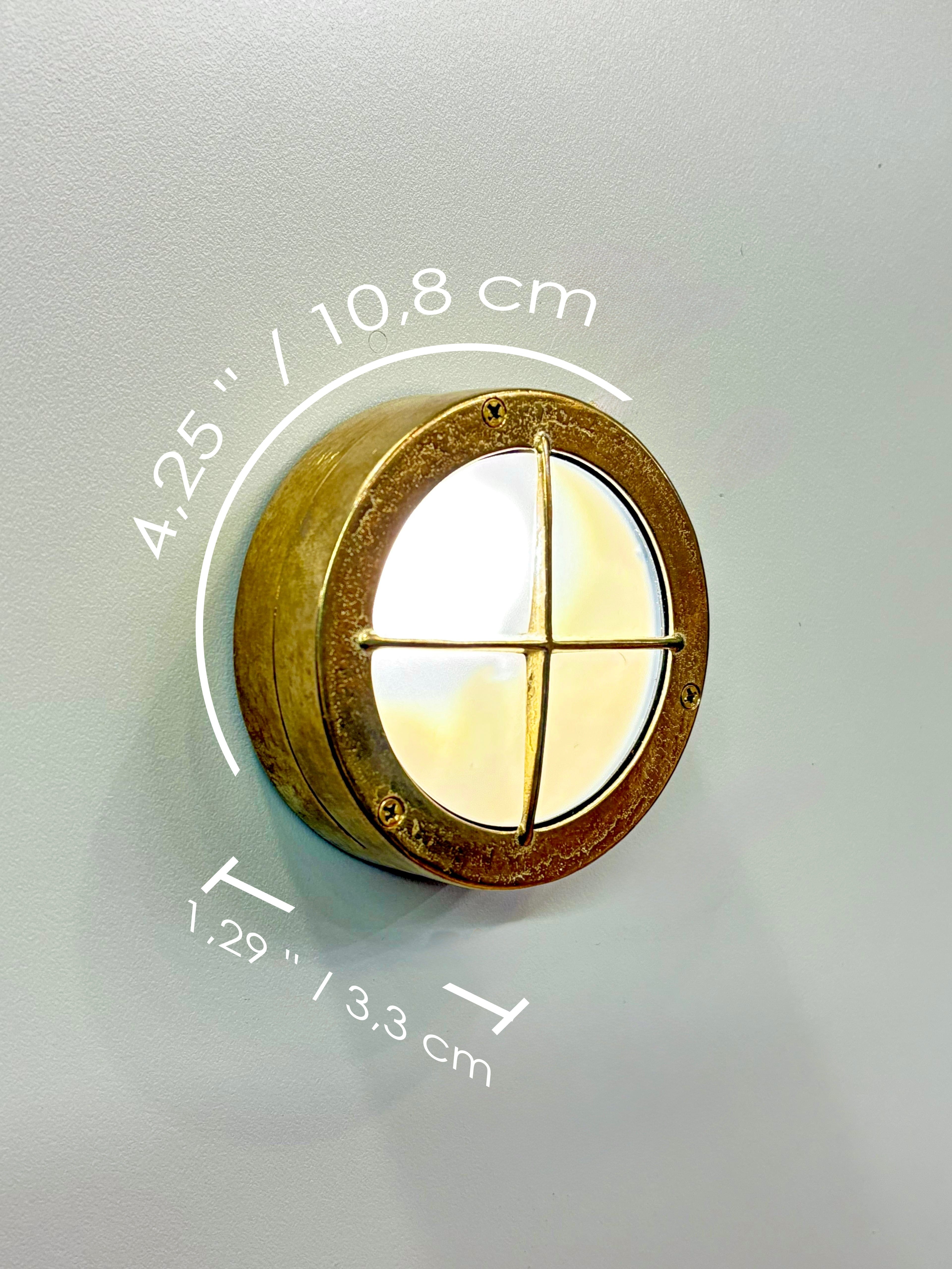 My Store BARCINI Nautical Bulkhead Wall Sconce