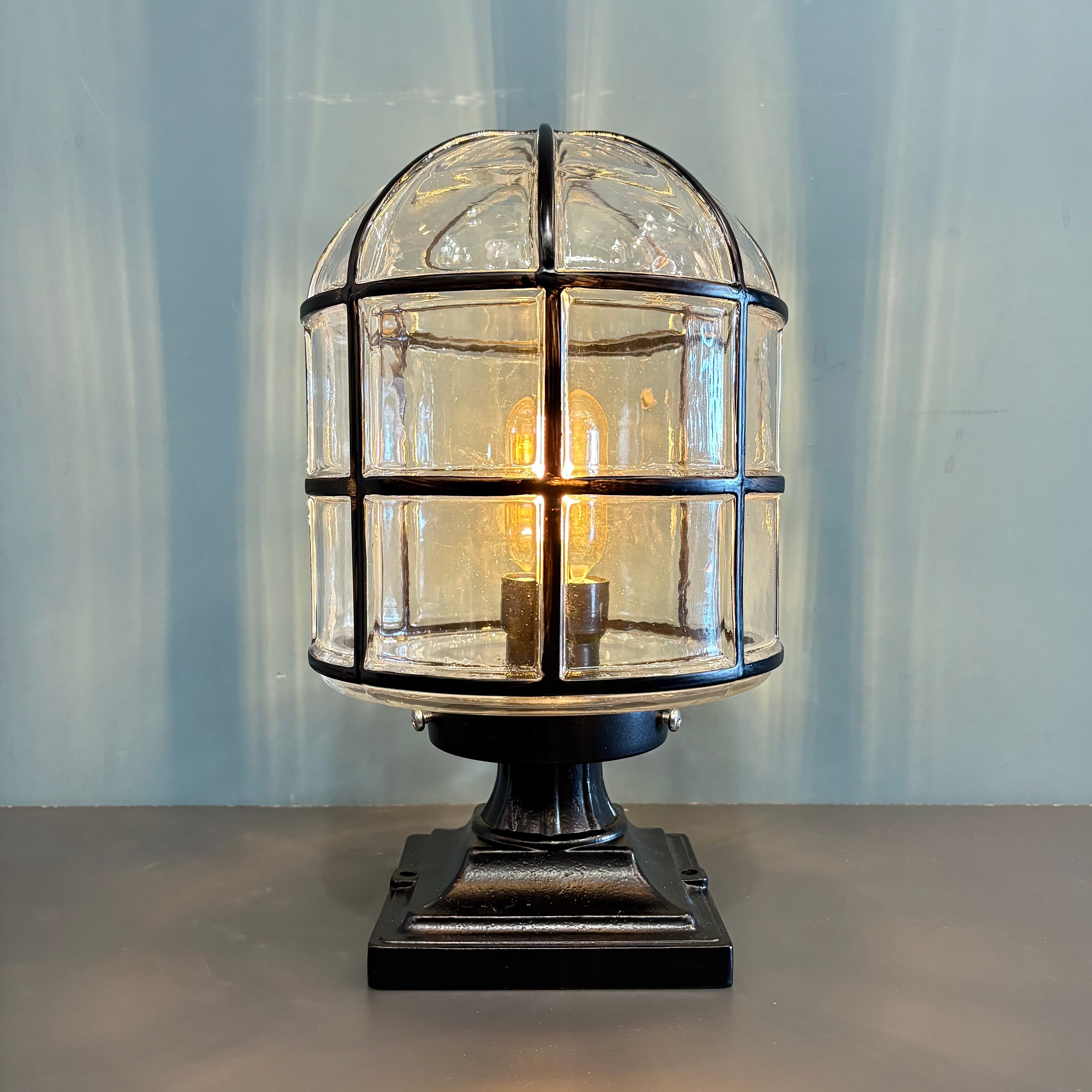 My Store Black ZLIN LARGE Outdoor Glass Dock Lamp
