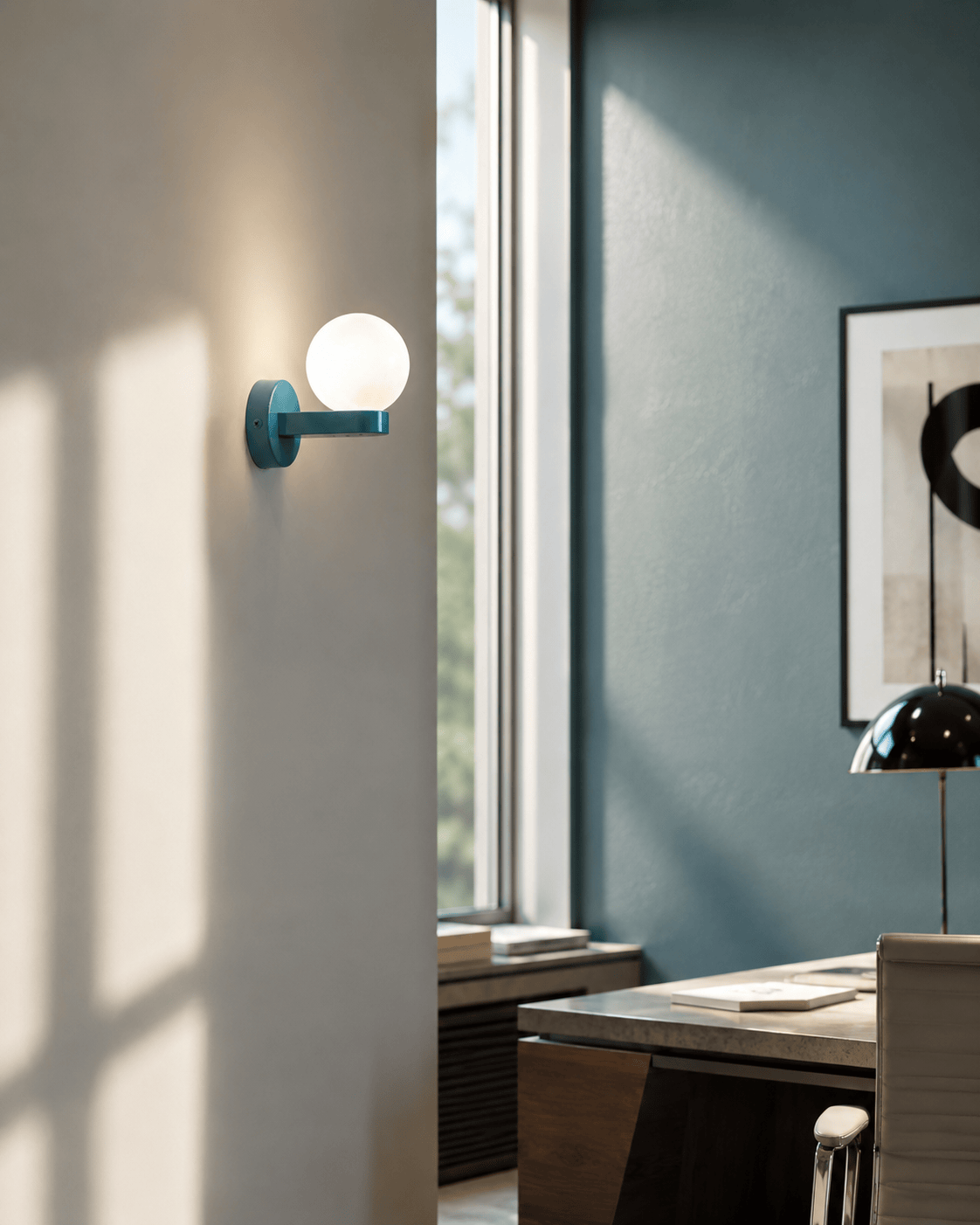 My Store Blue KRANJ Blue Wall Sconce