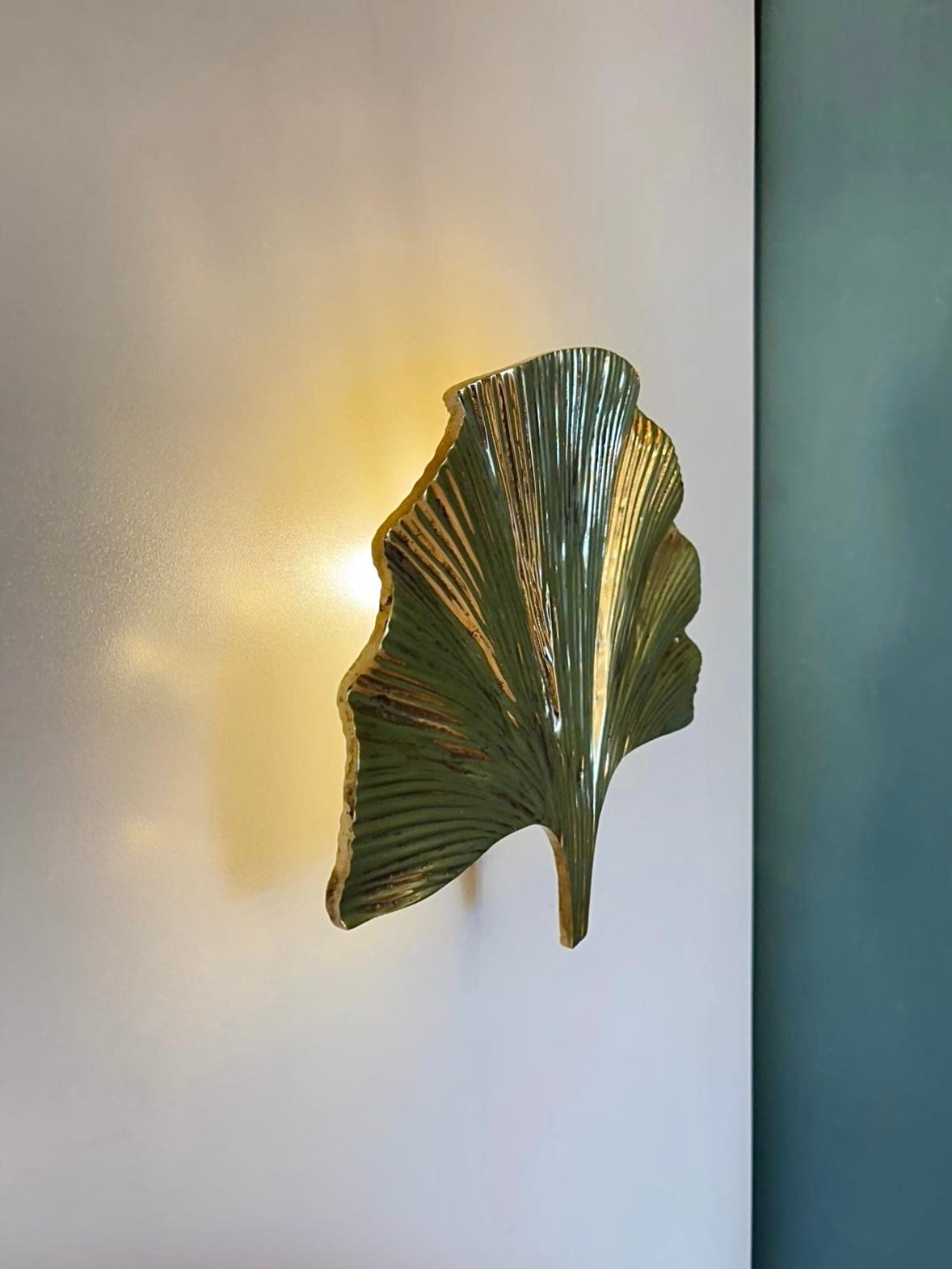 My Store Brushed Brass ALMADA Brass Casting Wall Sconce