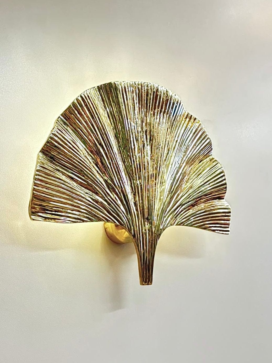 My Store Brushed Brass ALMADA Brass Casting Wall Sconce