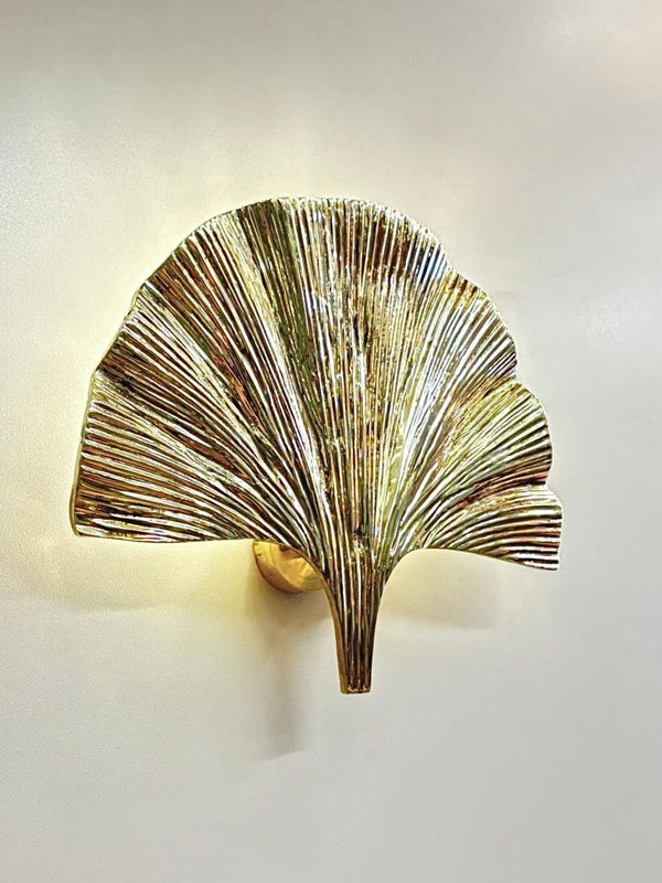 My Store Brushed Brass ALMADA Brass Casting Wall Sconce