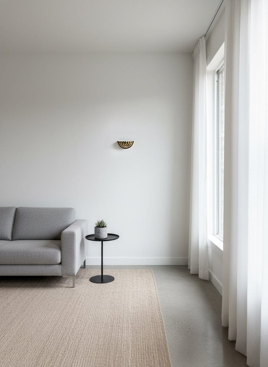 My Store CARDIUM Mini Brass Wall Sconce