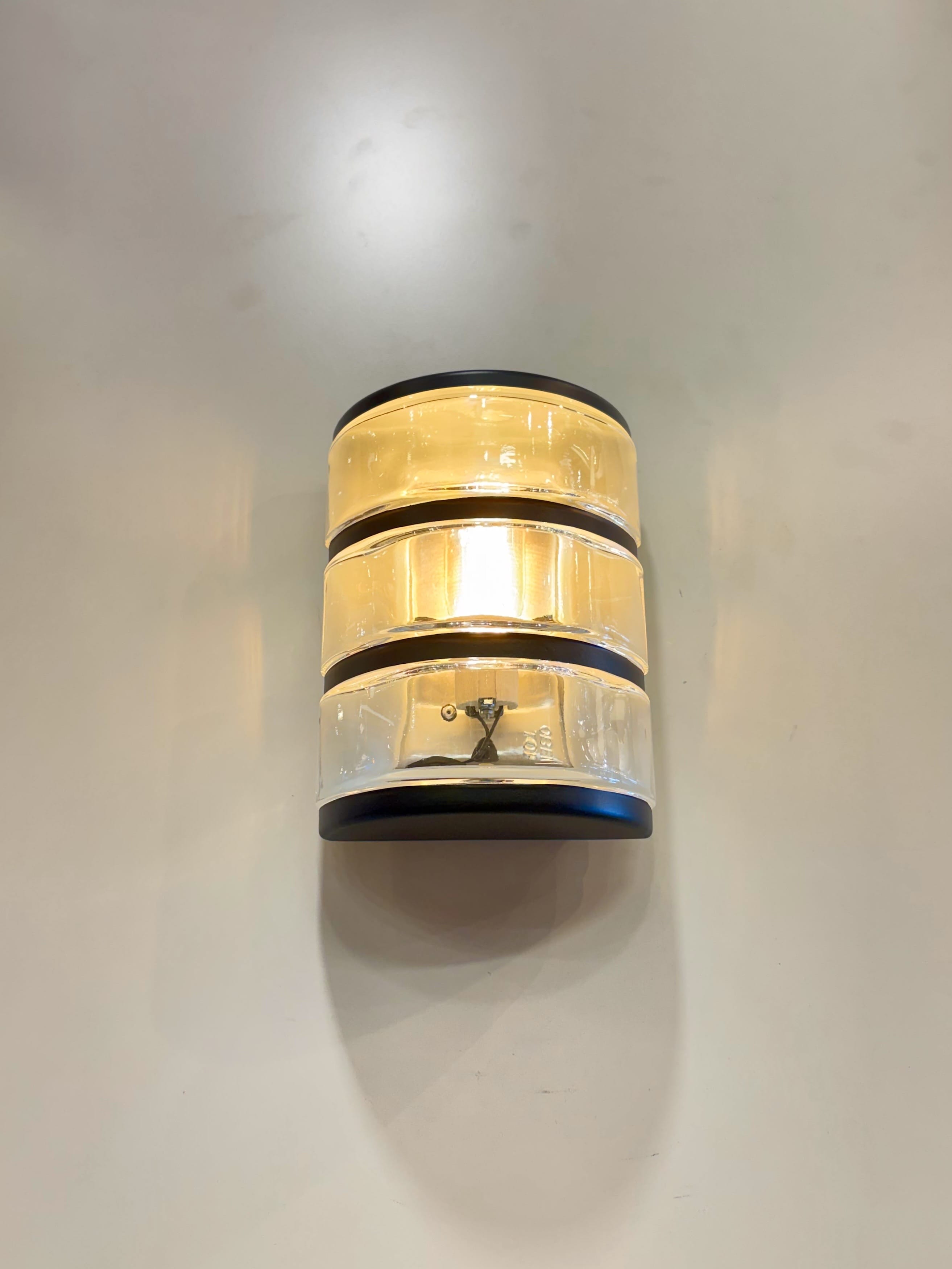 My Store LUNDA SEMIFLUSH GLASS Wall Sconce