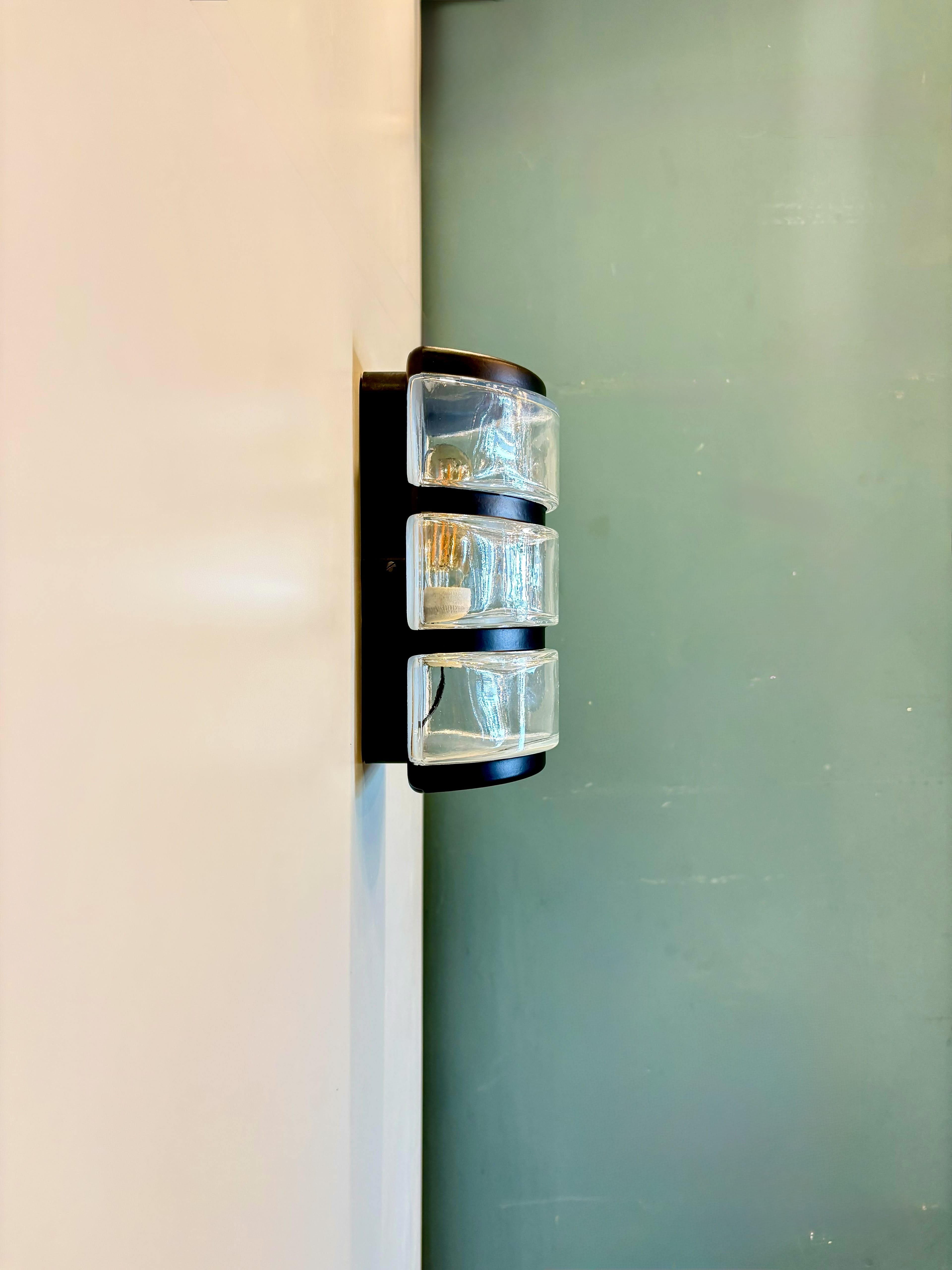 My Store LUNDA SEMIFLUSH GLASS Wall Sconce
