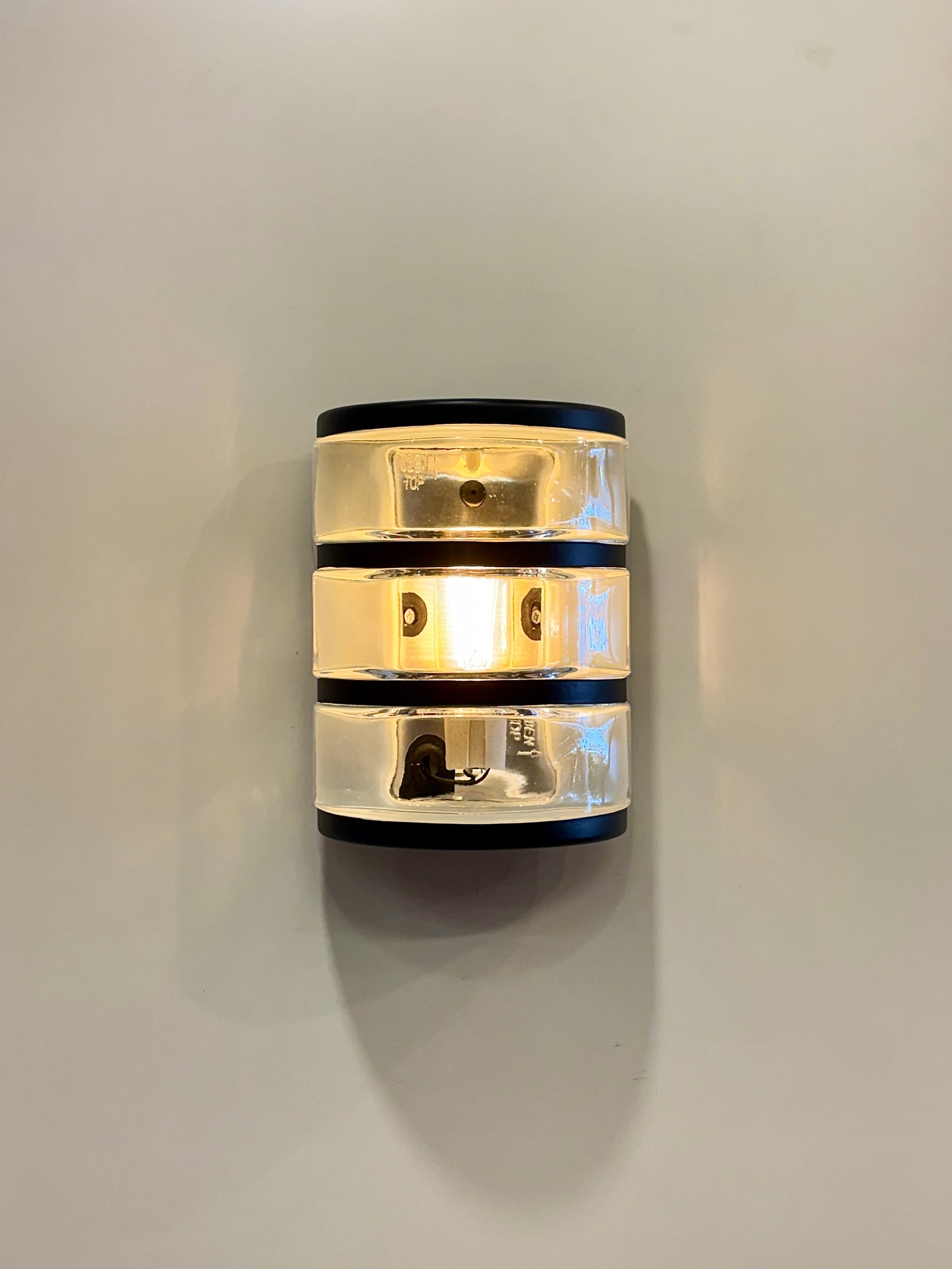 My Store LUNDA SEMIFLUSH GLASS Wall Sconce