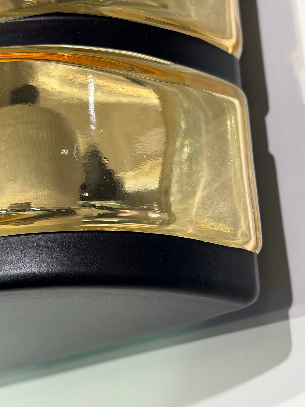 My Store LUNDA SEMIFLUSH GLASS Wall Sconce