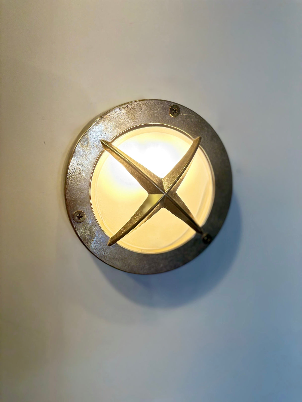 My Store NAPOLI MERCED Nautical Bulkhead Wall Sconce