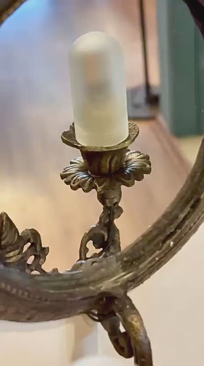 PROMONAD antique brass mirror wall sconce video