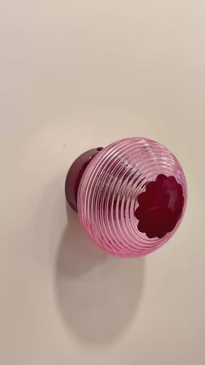 POLTAV pink glass wall sconce video