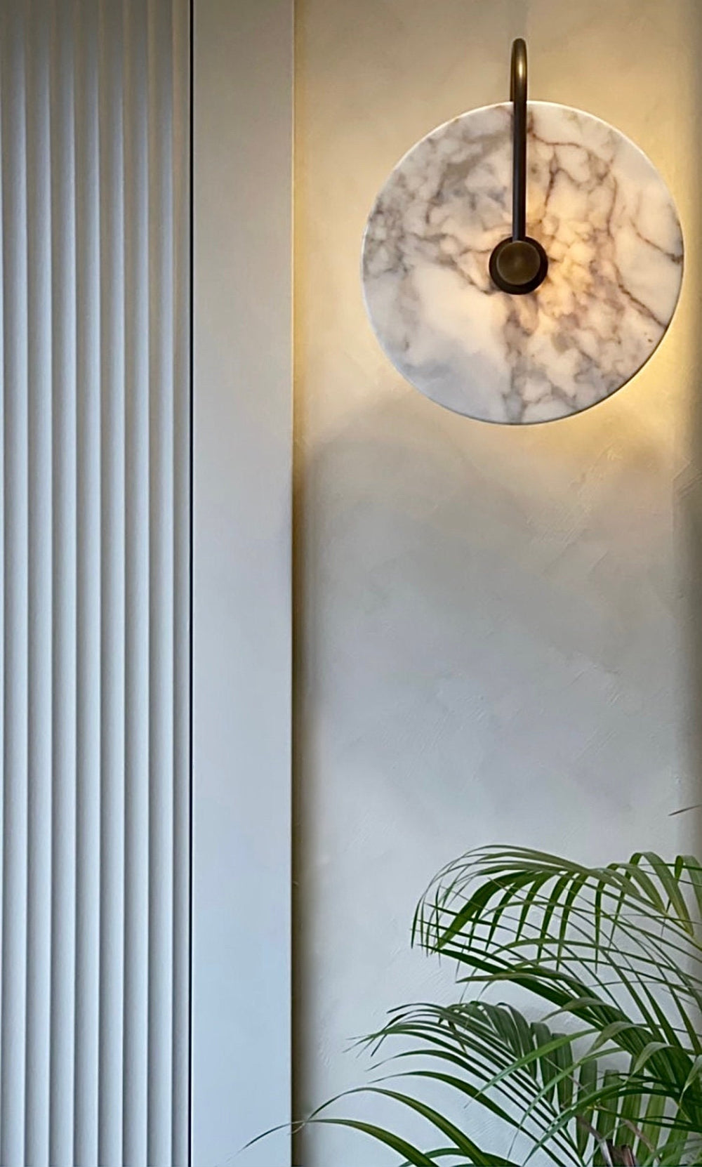 ALISTER Marble Sconce - Wall Light, Living Room Lighting, Hallway Wall Lighting, Marble Wall Sconce, Mid Century Modern Lighting